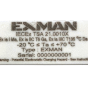 IECEx–HF–EXMAN Tag